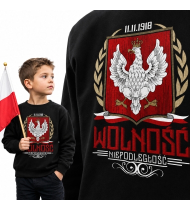 Bluza dziecięca Patriotyczna WOLNOŚĆ